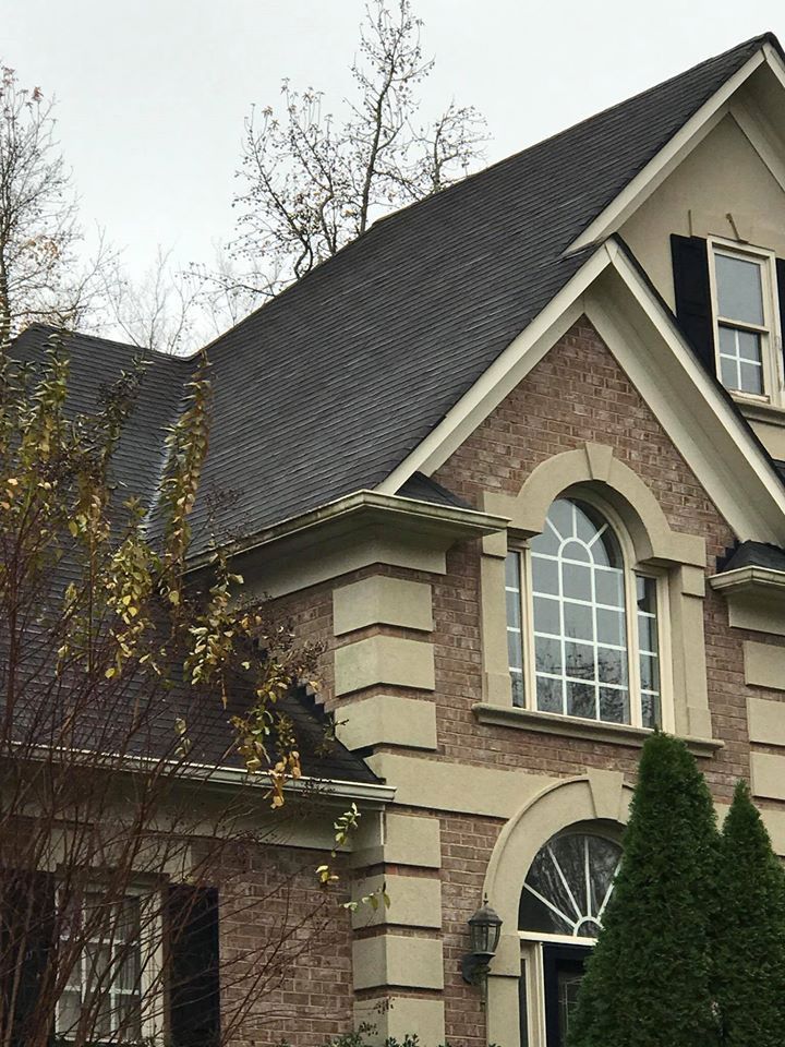 New CertainTeed Landmark Heather Blend architectural shingle roof