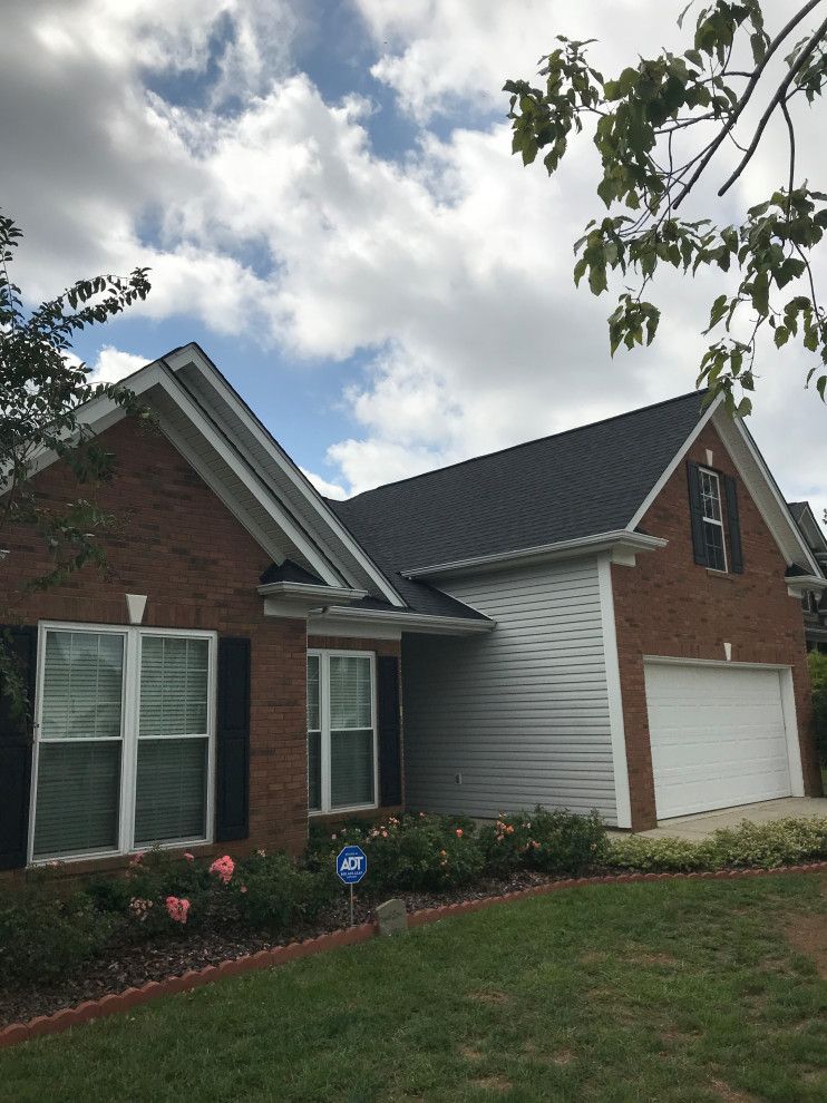 CertainTeed Landmark Moire Black roof replacement in Matthews NC